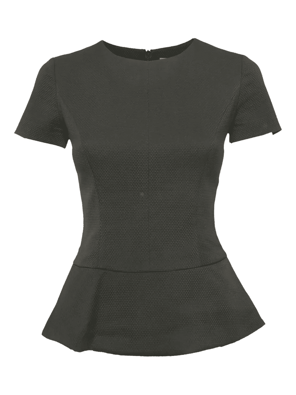 jacquard peplum top - Image 1