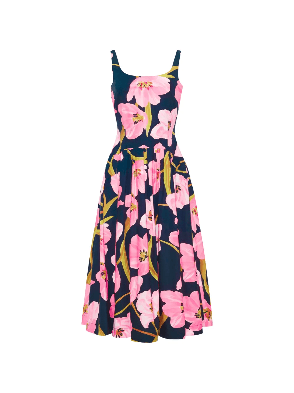 Regio floral-print midi dress - Image 1