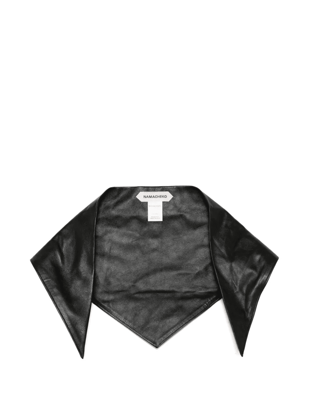 triangle leather scarf - Image 1