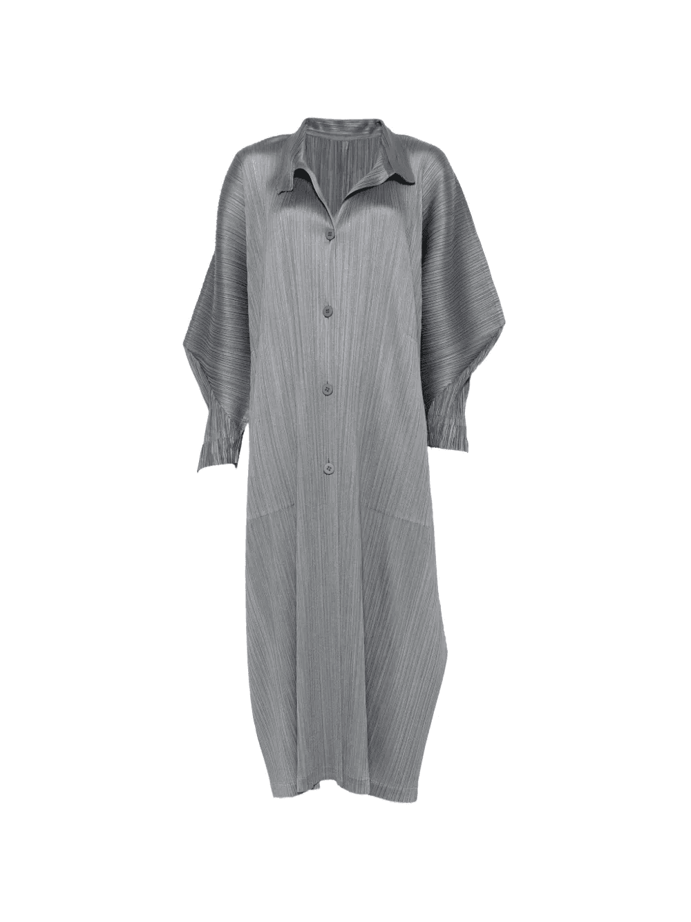 Skyline buttoned pleated coat - Image 1