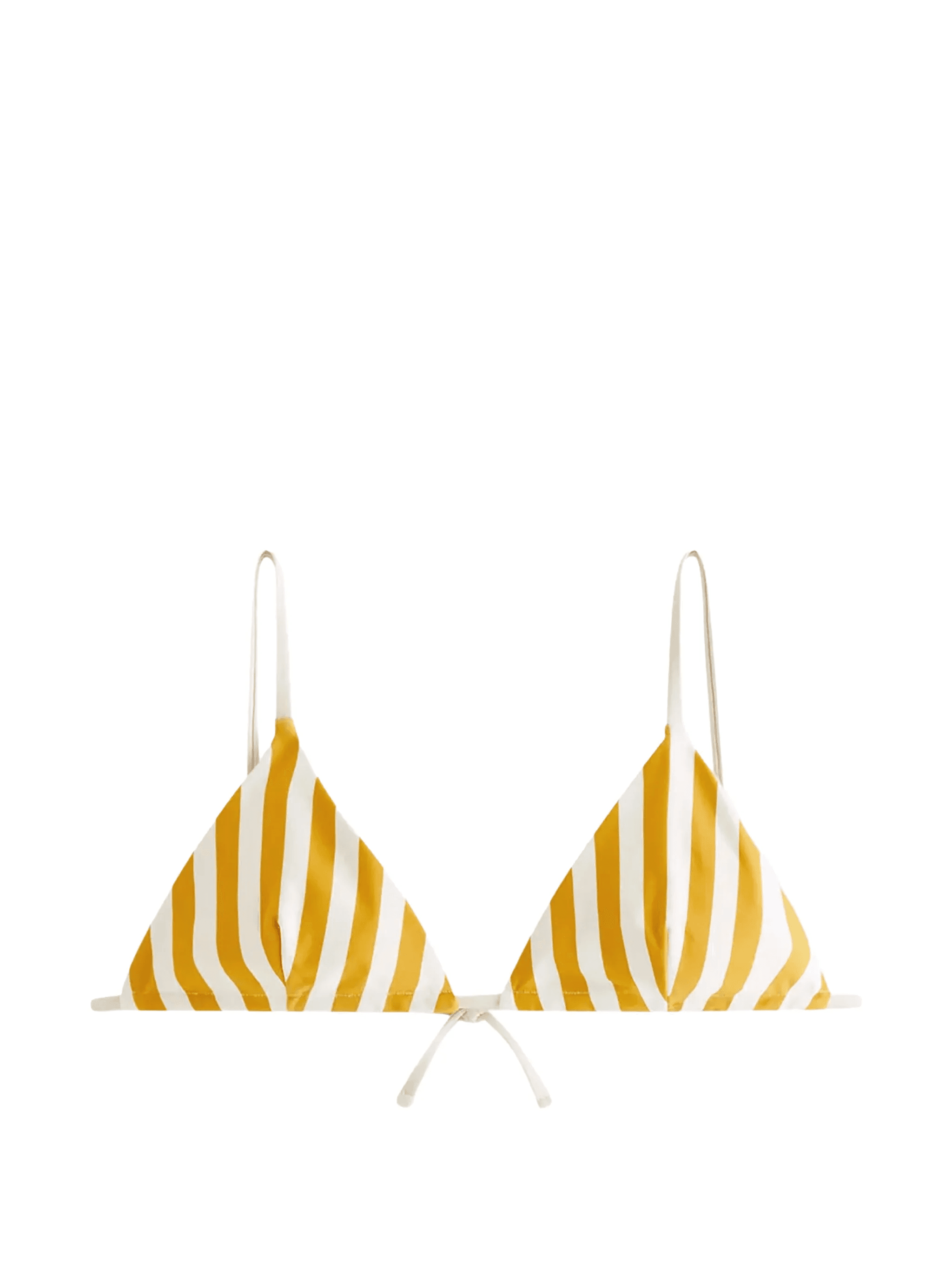 striped triangle bikini top - Image 1