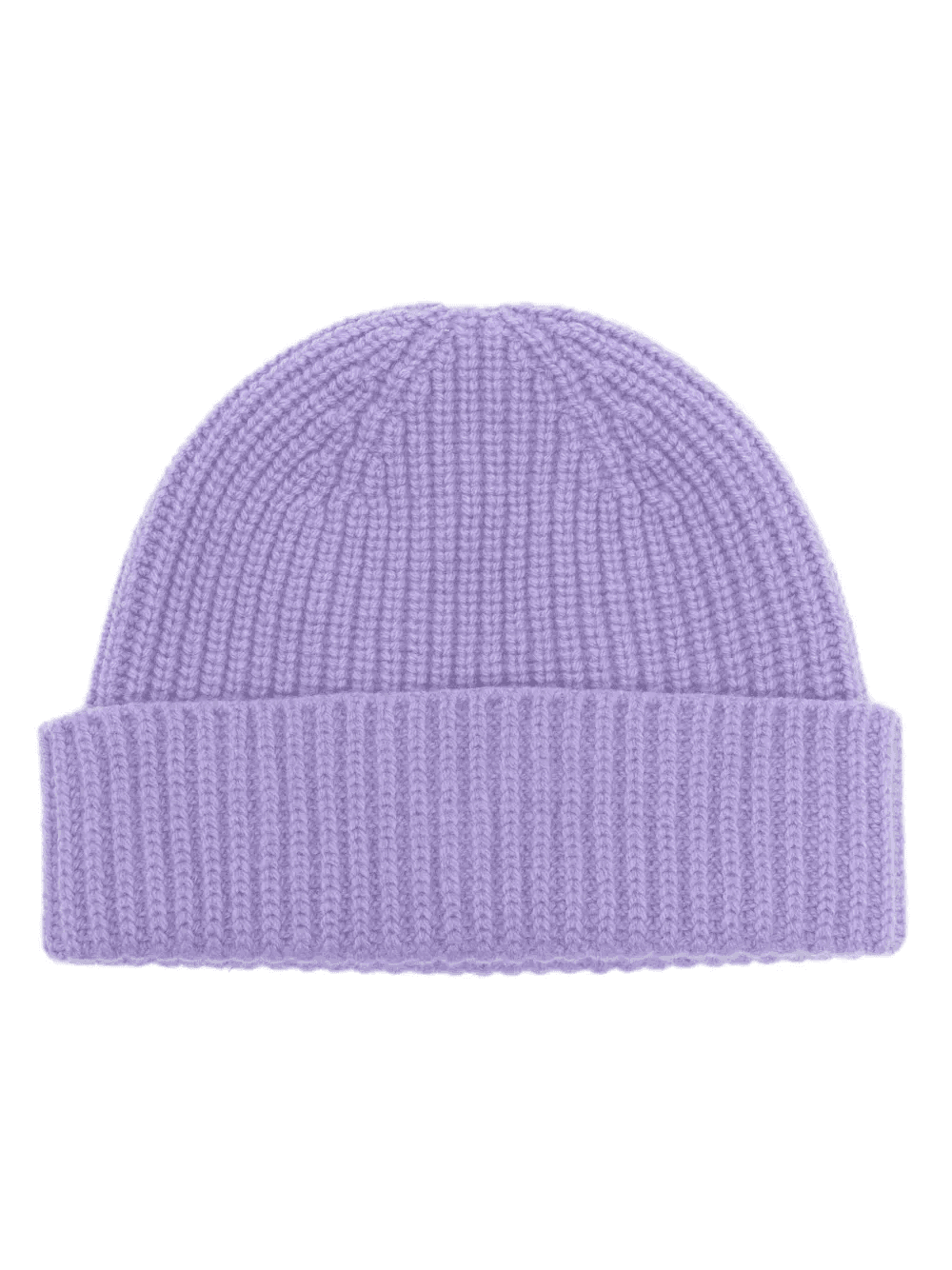 ribbed-knit turn-up brim beanie - Image 1