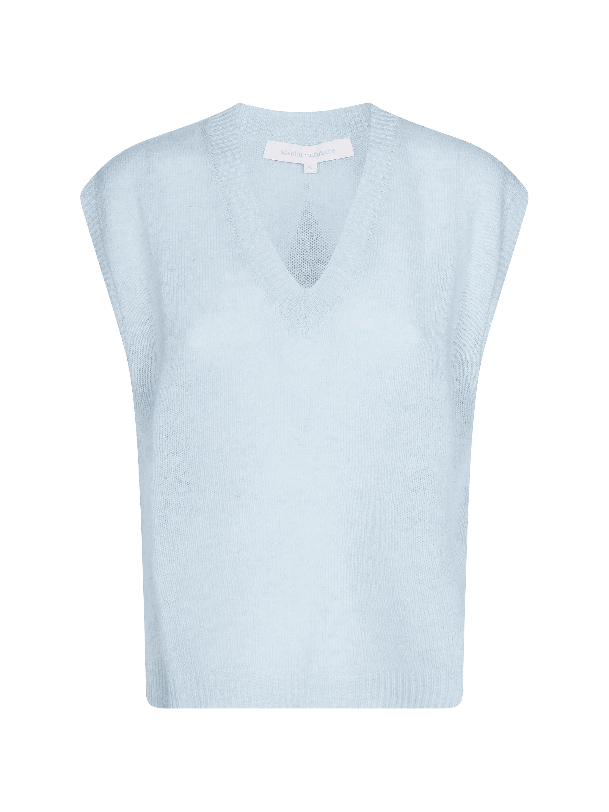 V-neck cashmere top - Image 1