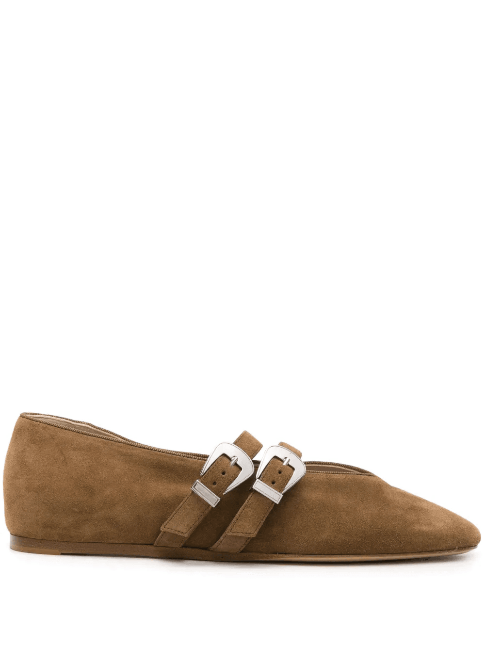Claudia suede ballerina shoes - Image 1