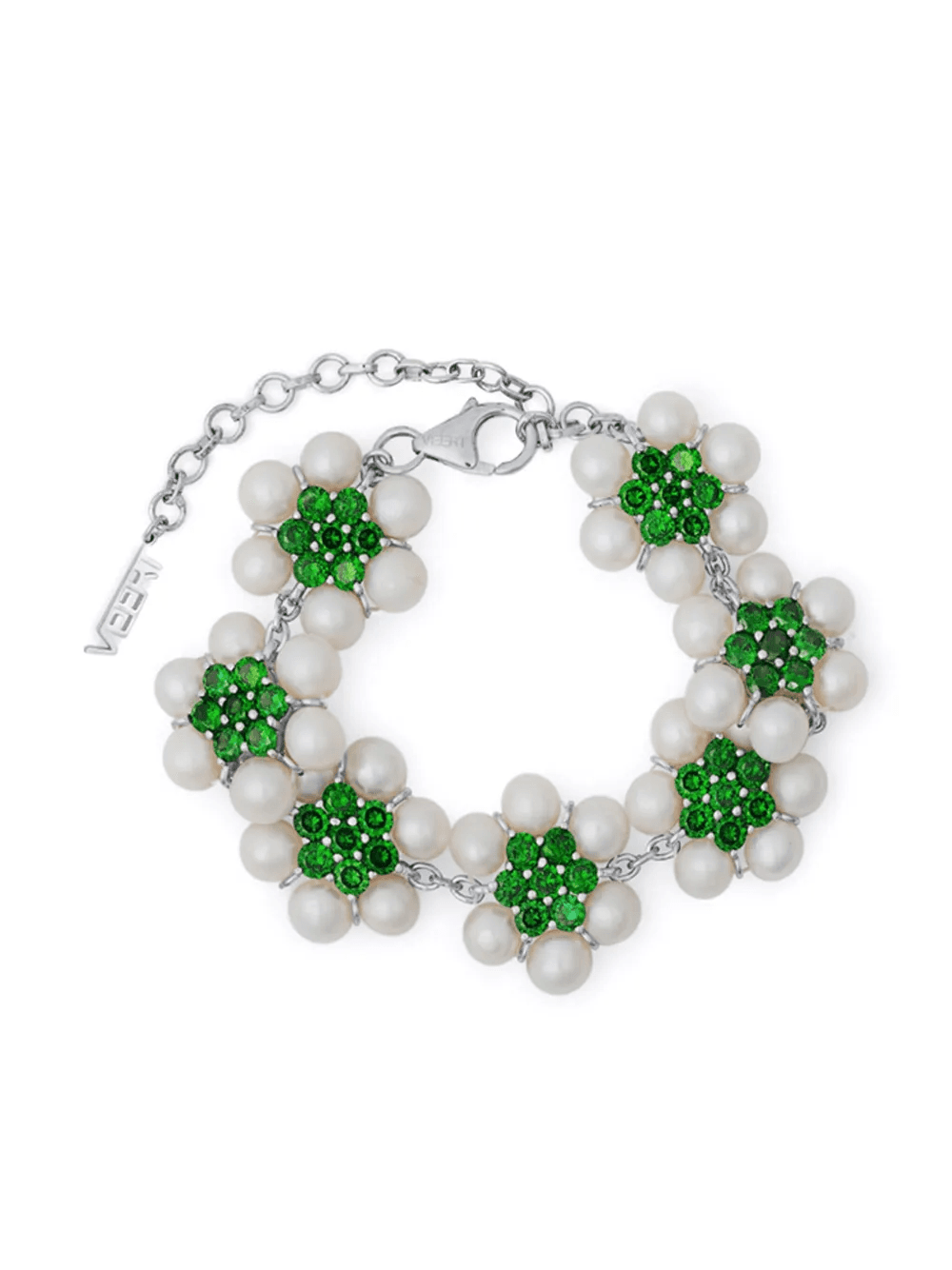 floral-bead bracelet - Image 1