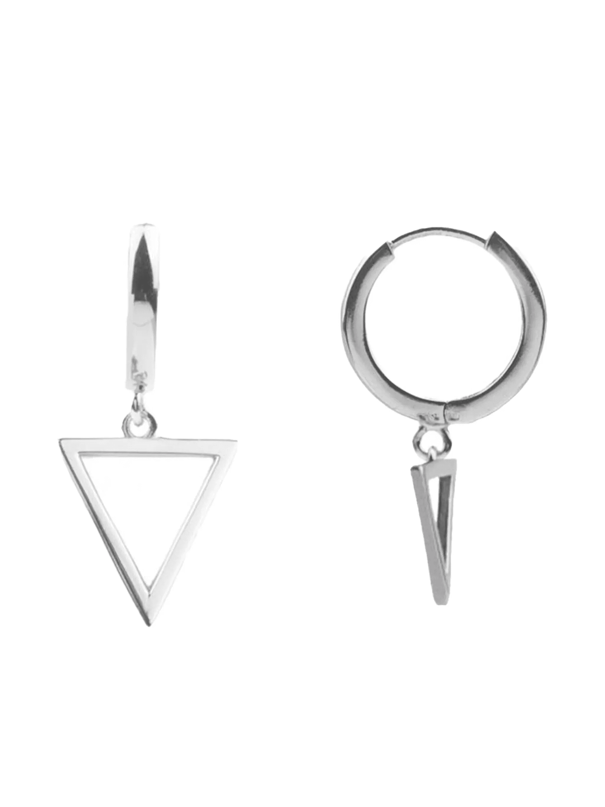 triangle hoop earring - Image 1