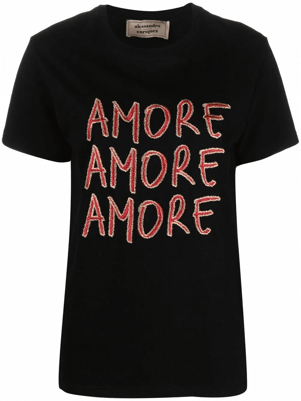 Amore embroidered-logo T-shirt - Image 1