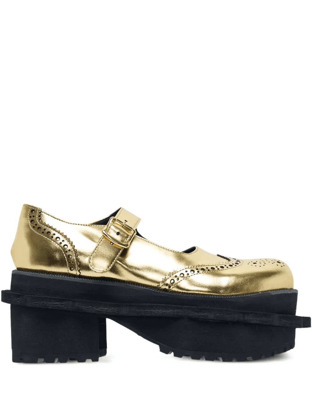 Steer foiled brogue sneakers - Image 1