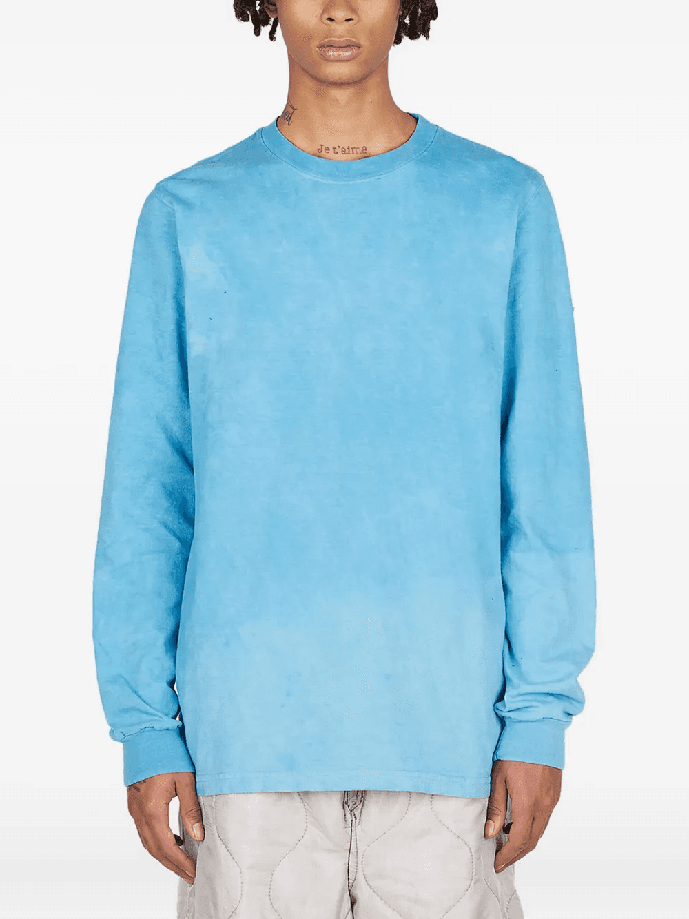 washed long-sleeve T-shirt - Image 1