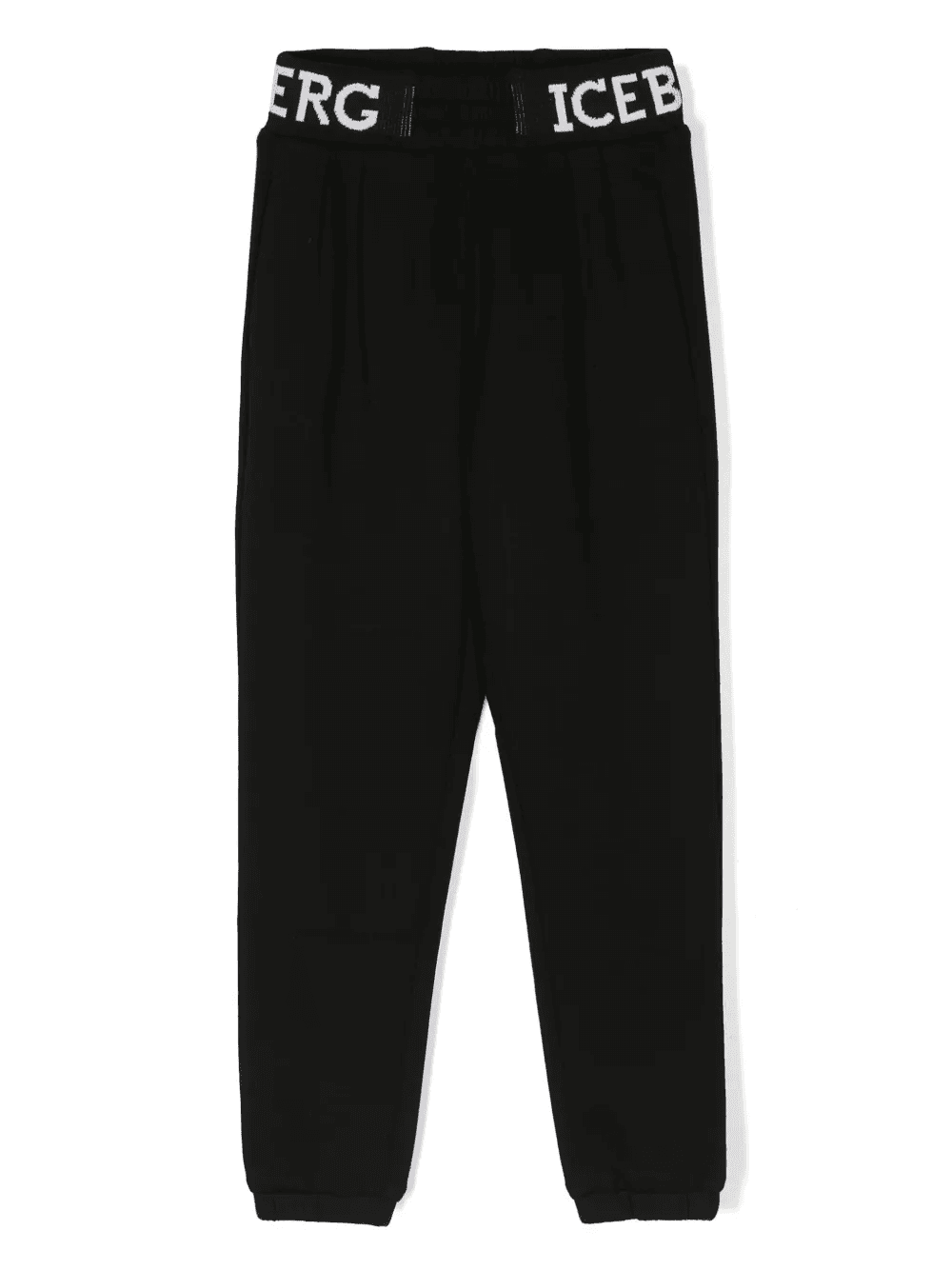 logo-waistband cotton trousers - Image 1