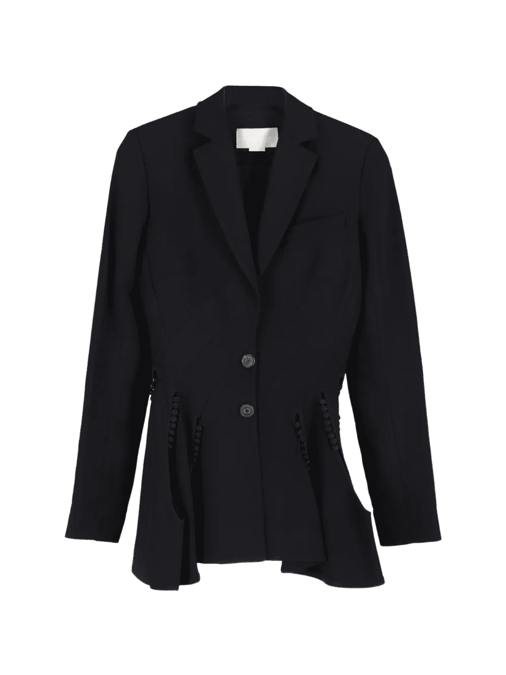 crepe cut-out blazer - Image 1