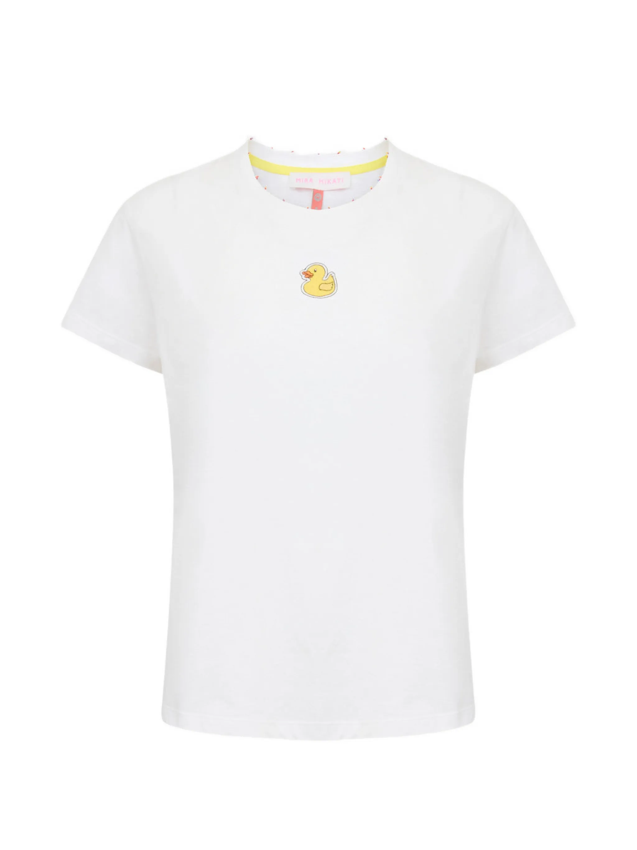 duck-embroidered T-shirt - Image 1
