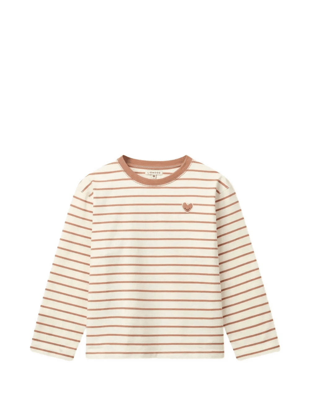 striped heart t-shirt - Image 1