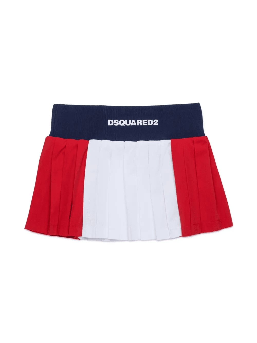 logo-print pleated skirt - Image 1