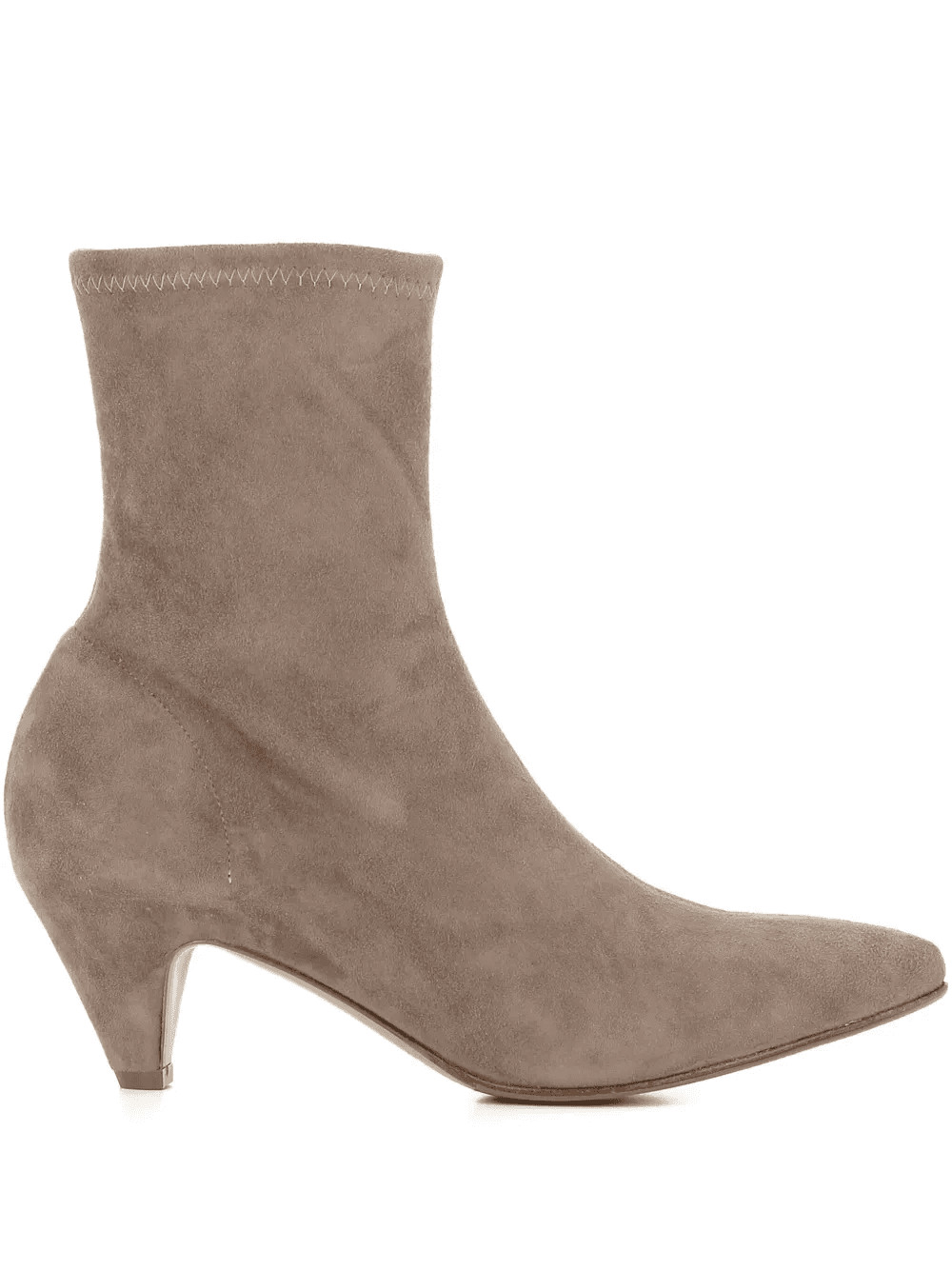 pointed suede boots - Image 1