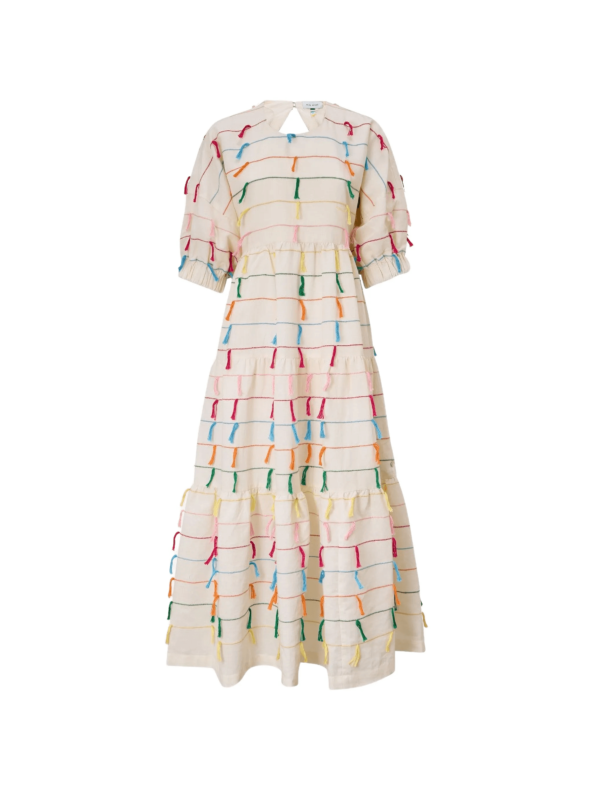 fringed midi dress - Image 1
