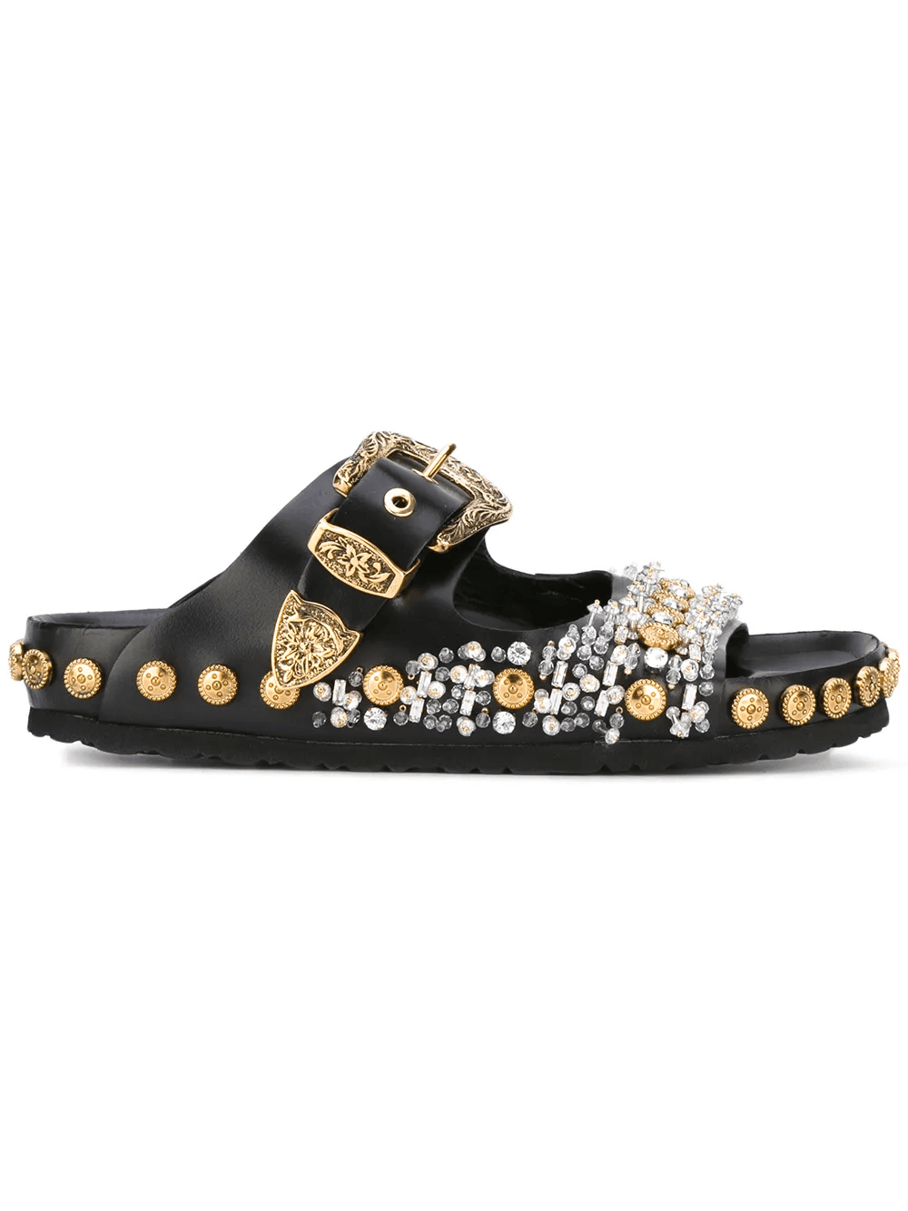 beaded studded sandals - Image 1
