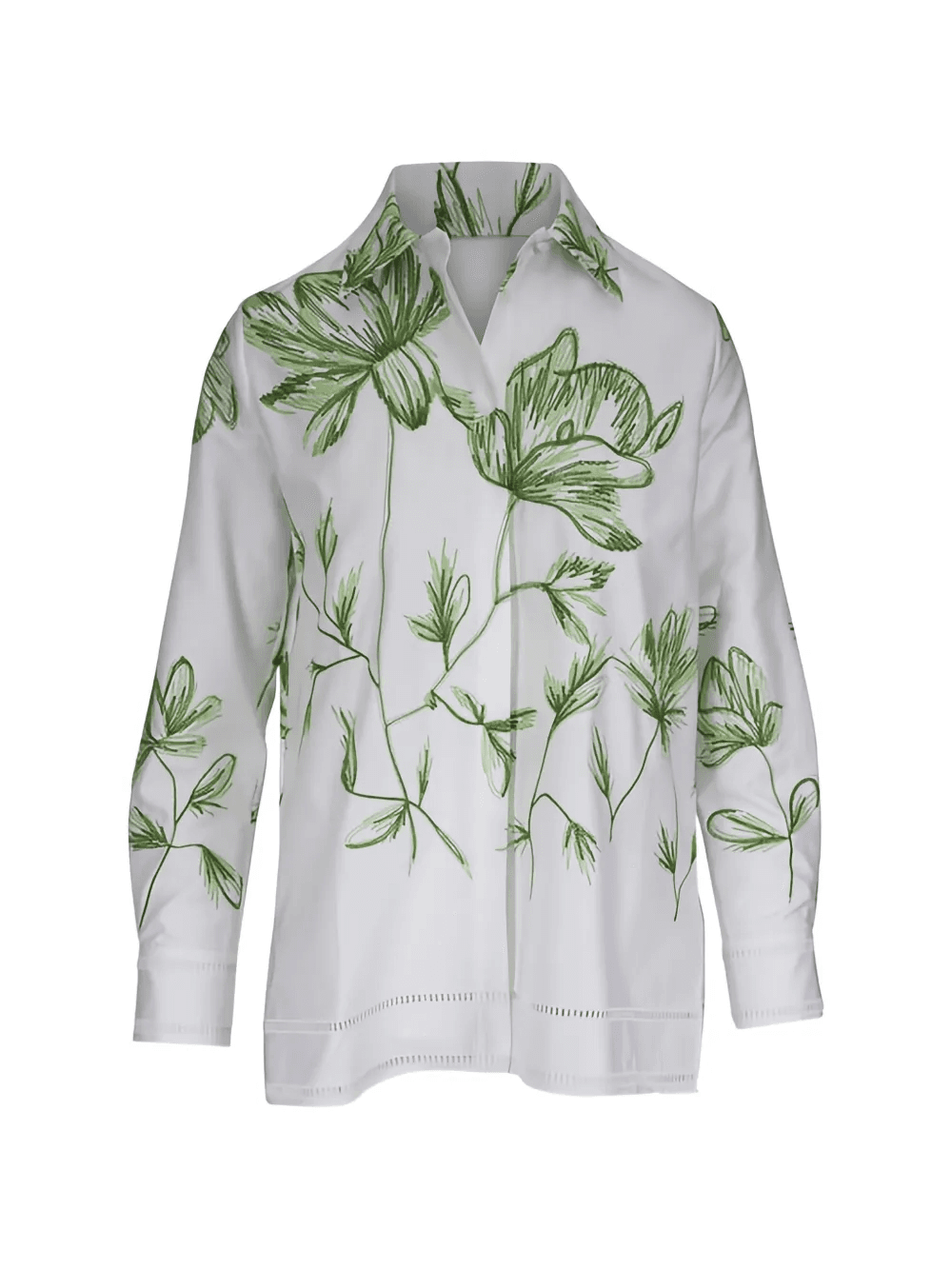 floral embroidered blouse - Image 1