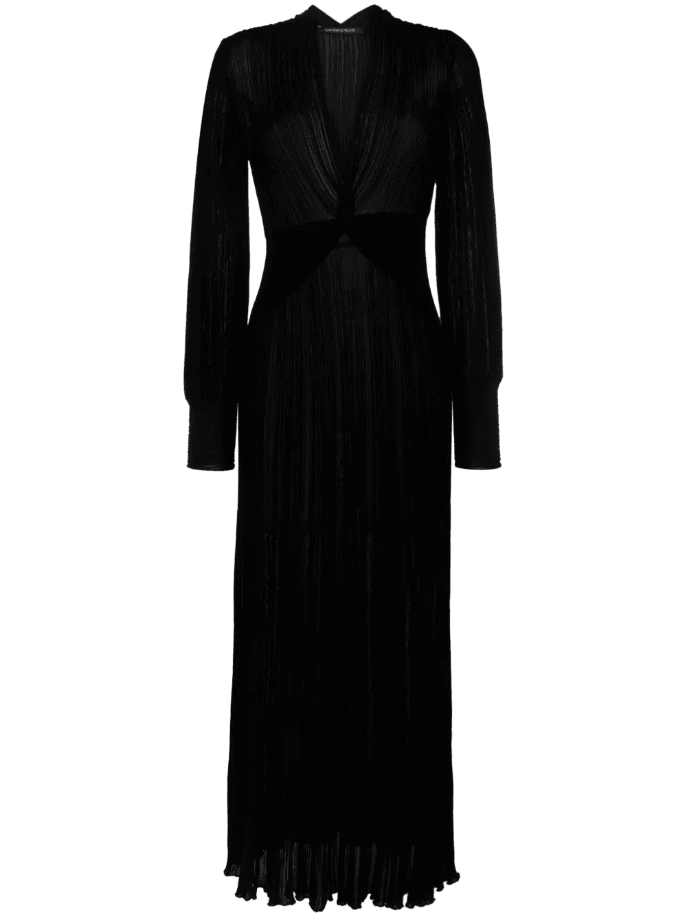 Noemi pleated wrap dress - Image 1