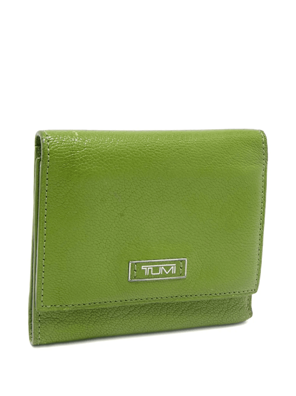 2000s leather tri-fold wallet - Image 1