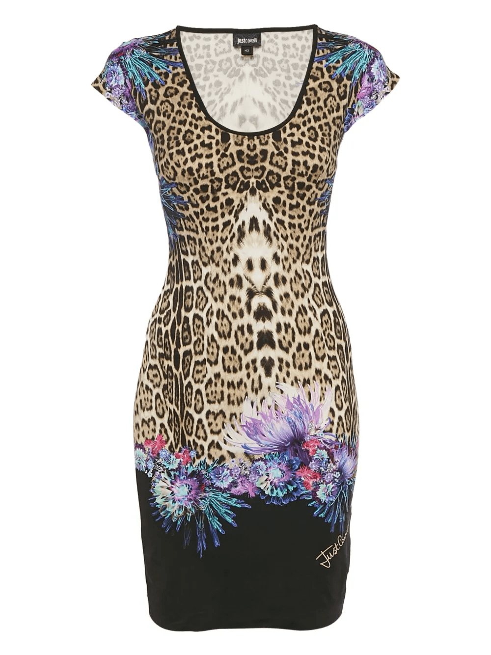 leopard-print mini dress - Image 1