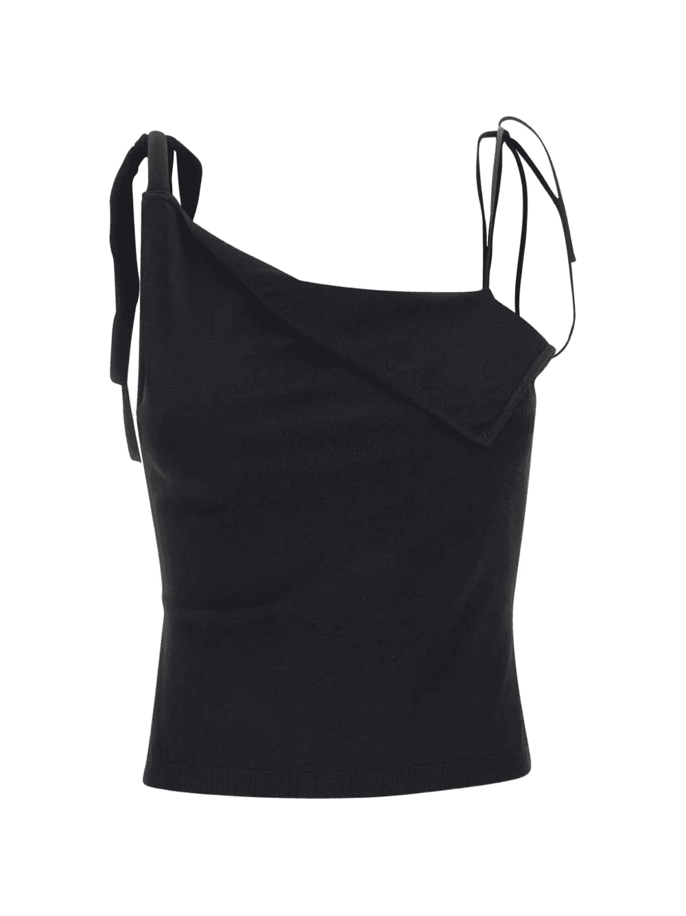 Trine one-shoulder strap tie tank top - Image 1