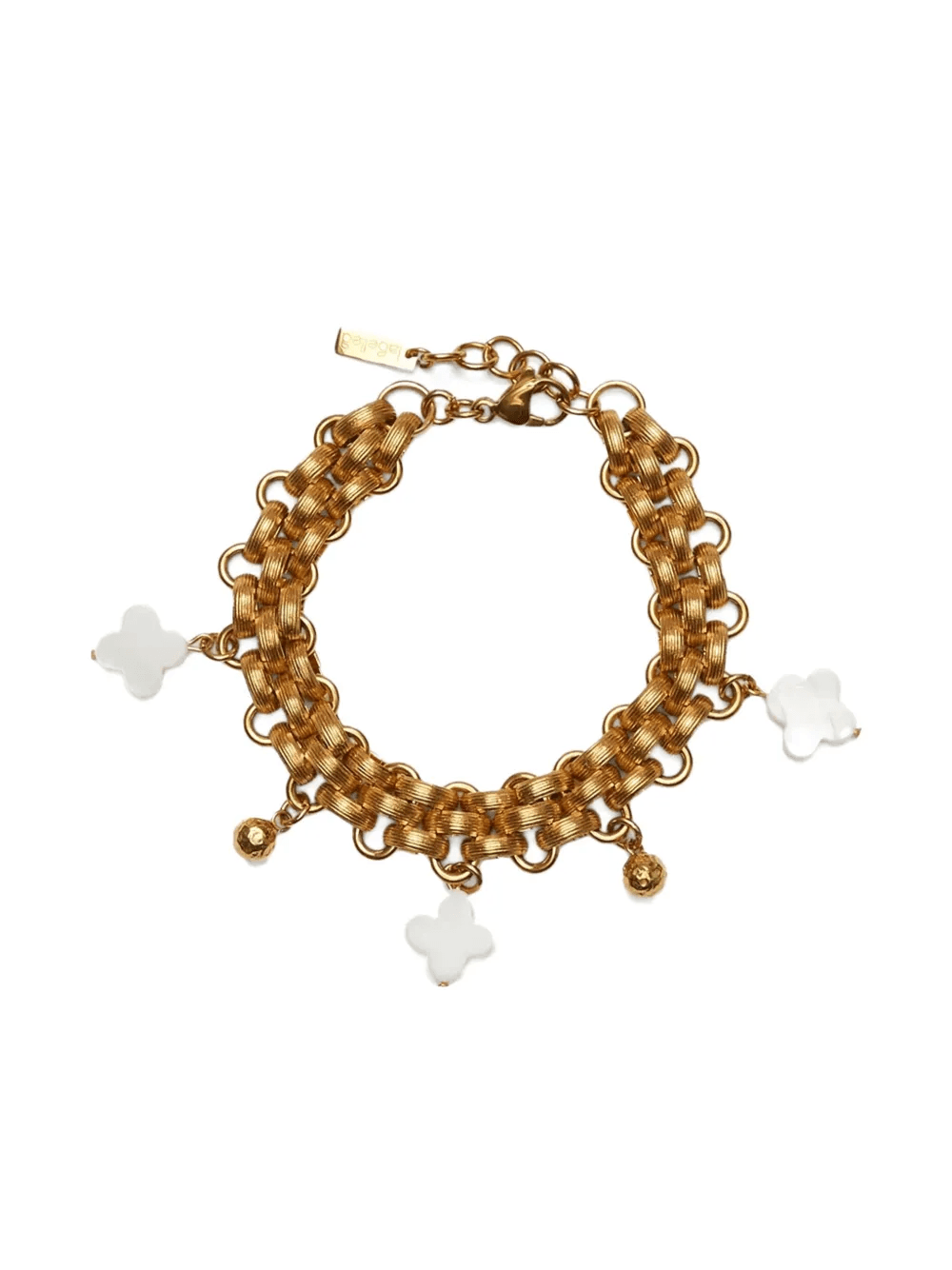 Mila chain-link clover bracelet - Image 1