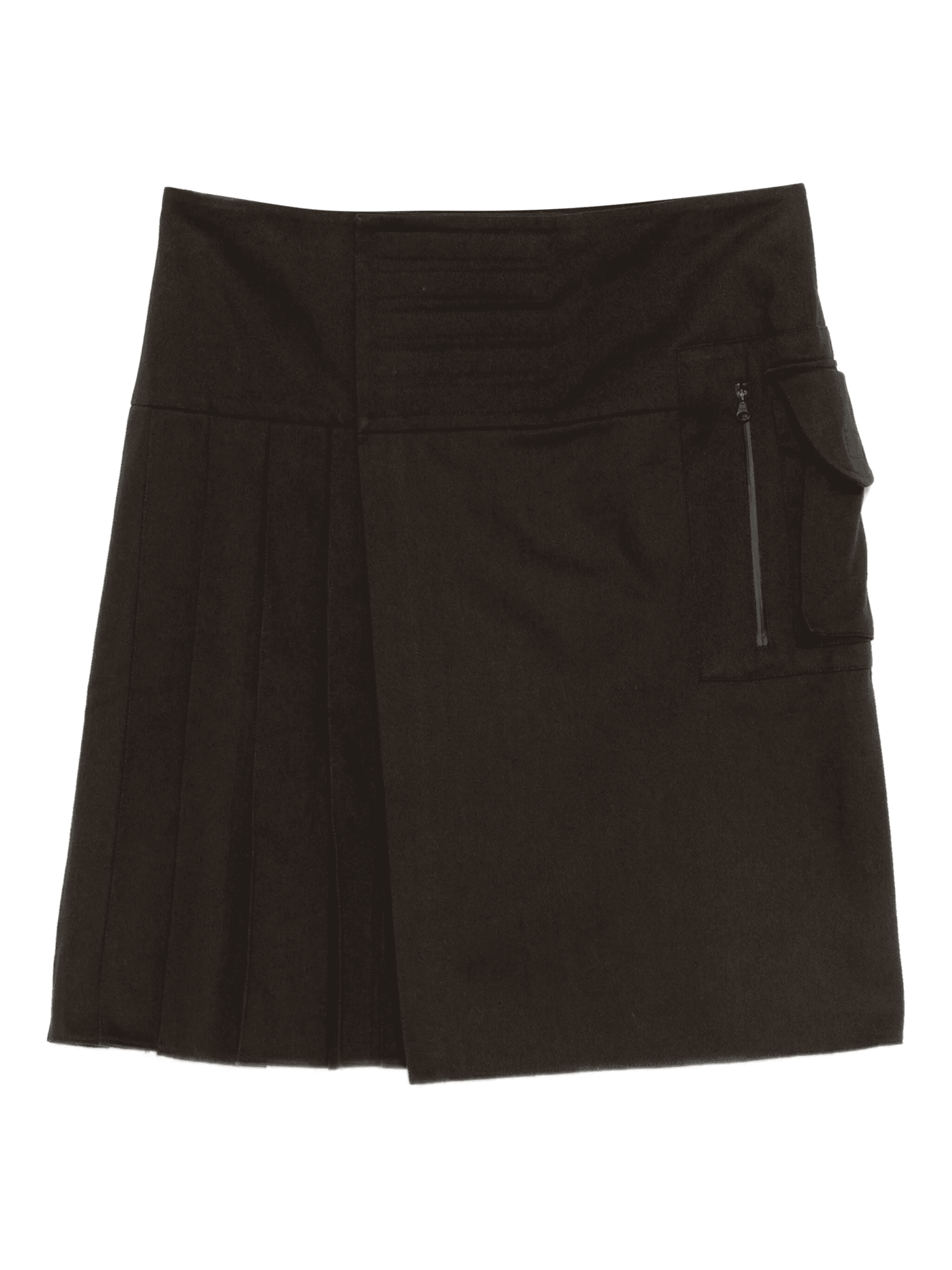 pleat-detail kilt - Image 1
