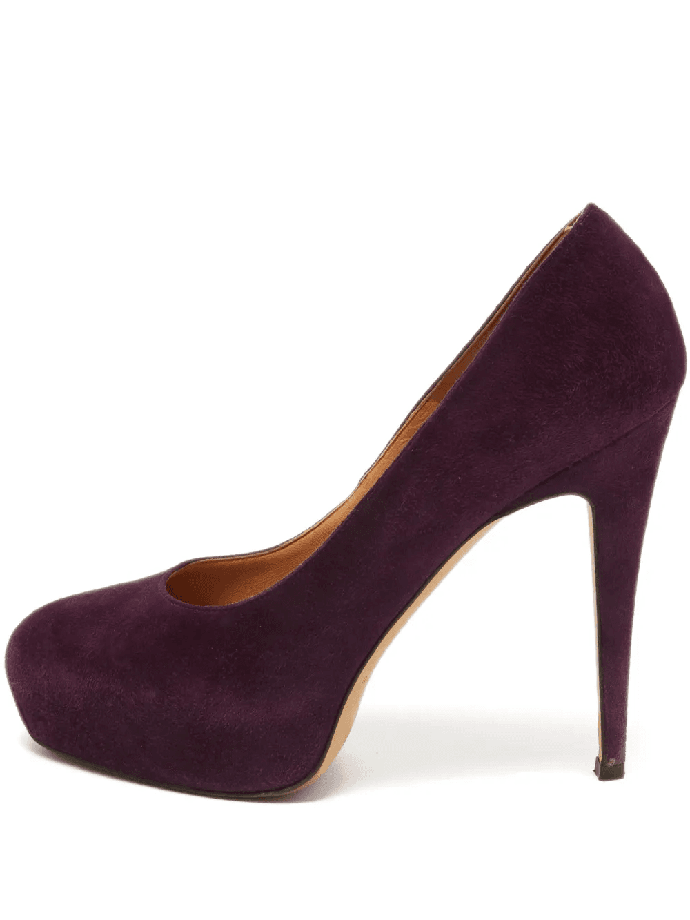 125mm suede platform pumps - Image 1