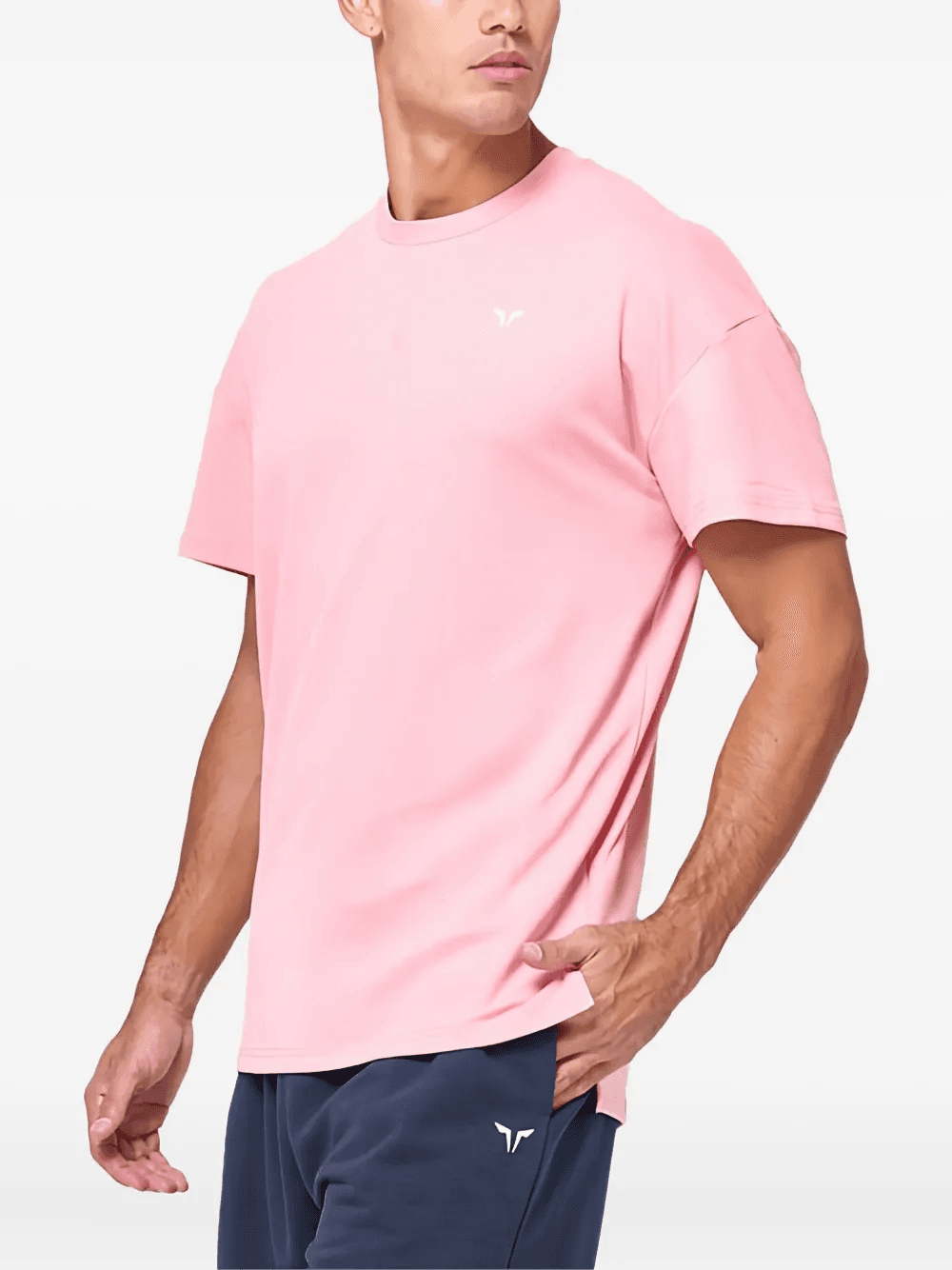 side-slit logo T-shirt - Image 1