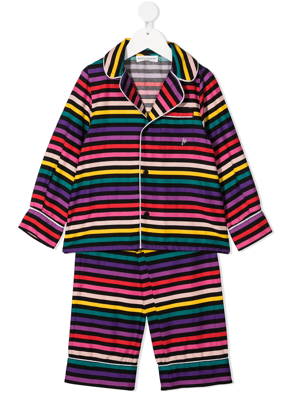 stripe print tracksuit set - Image 1