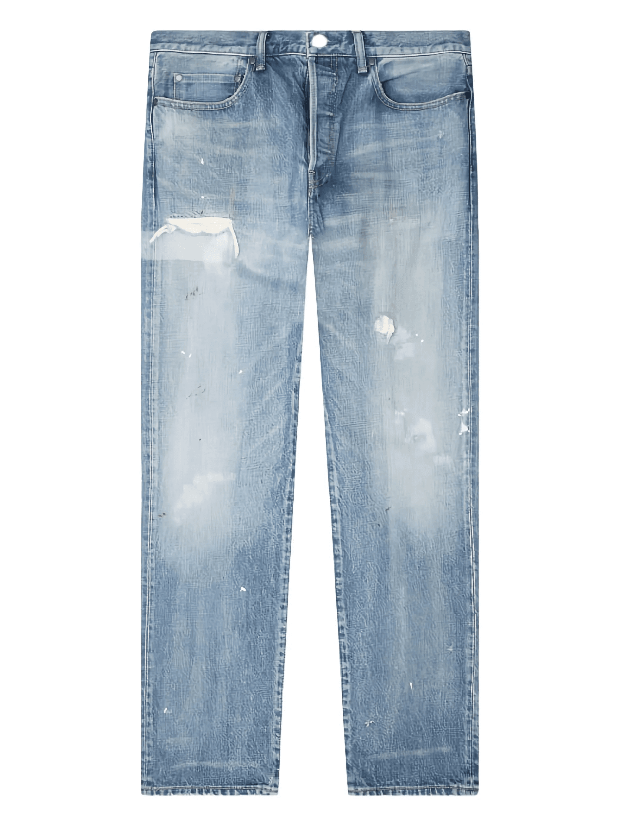 The Daze paint-splatter frayed-detail jeans - Image 1