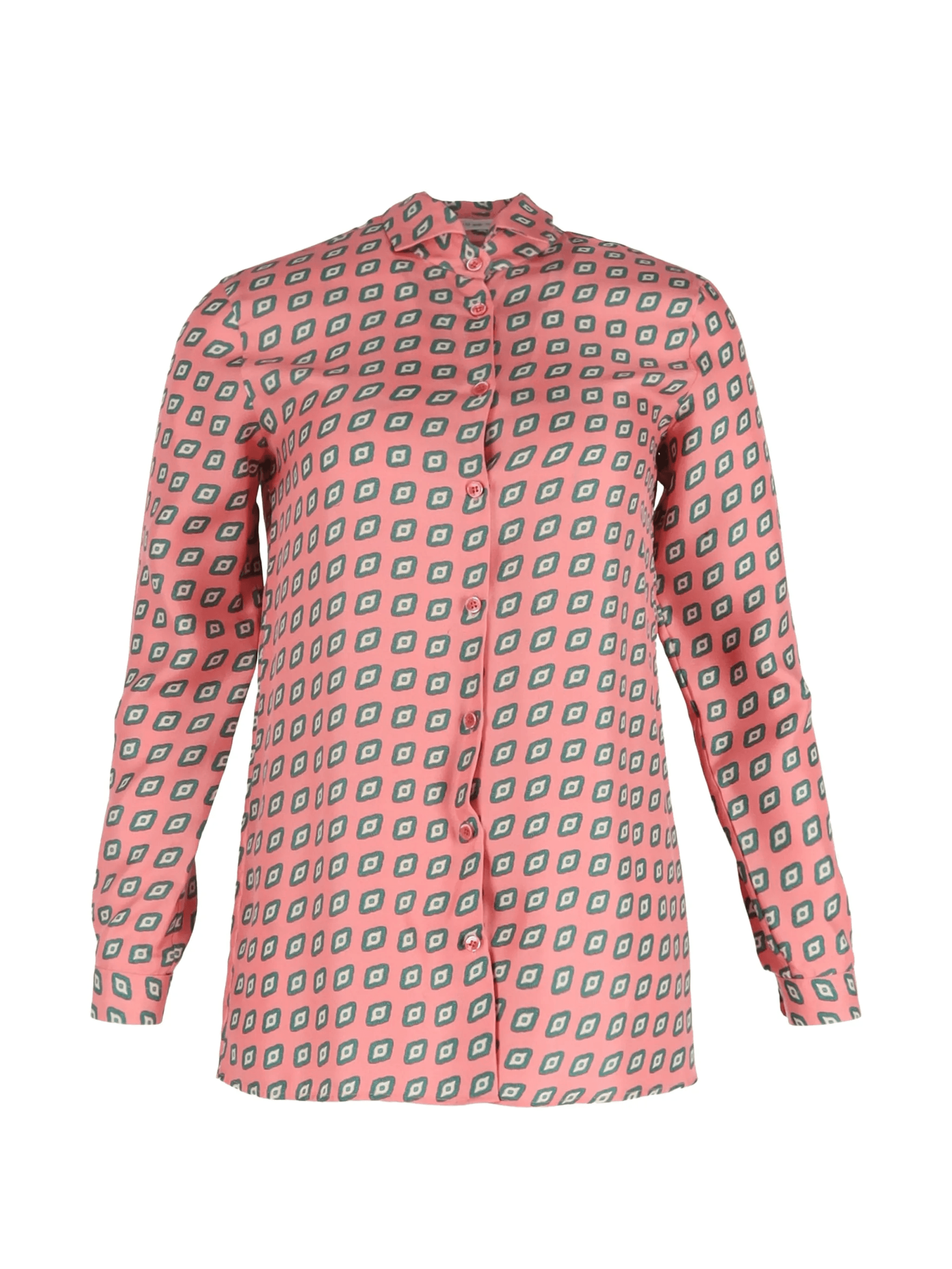 printed button-up shirt - Image 1