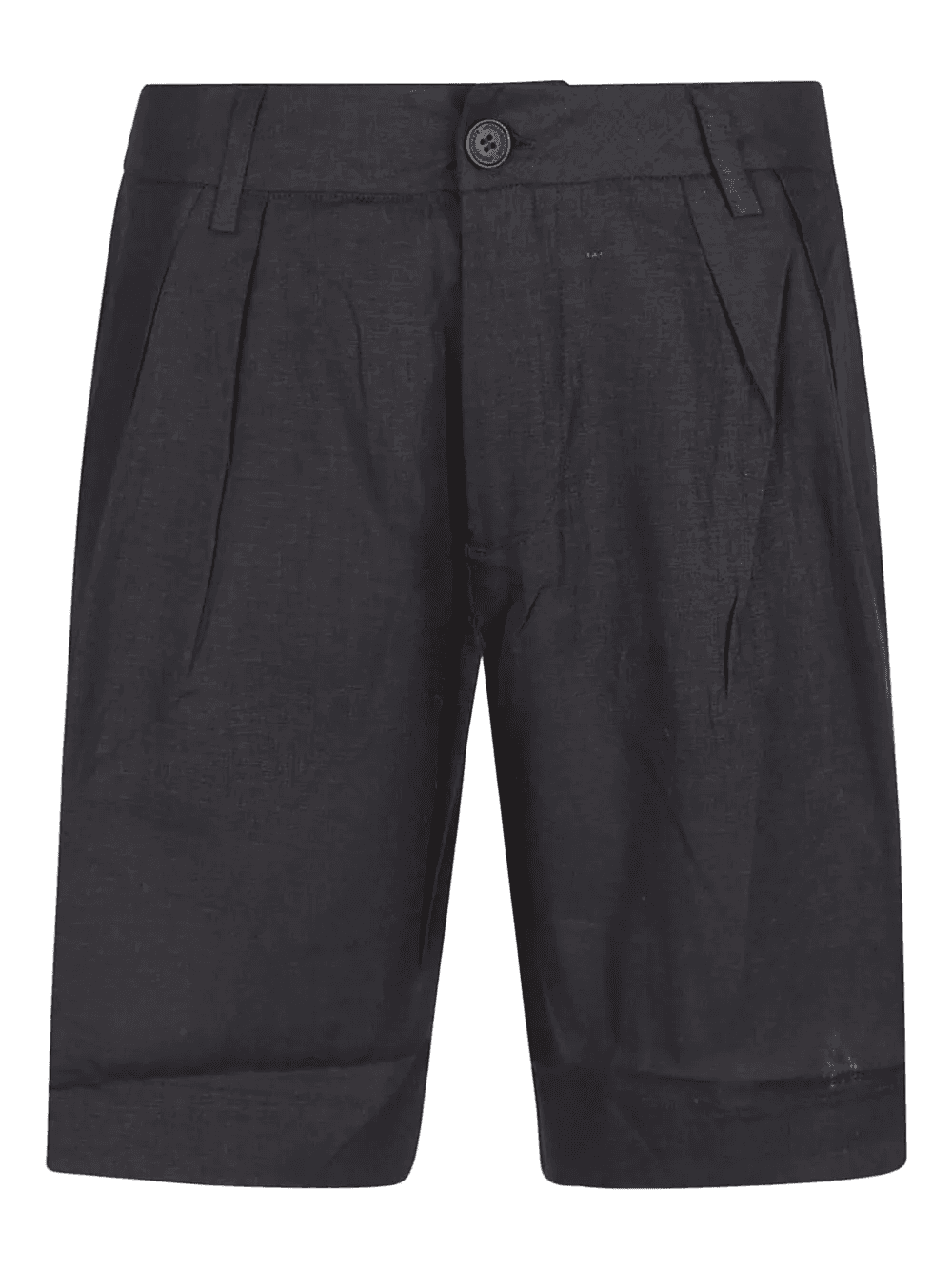 pleated linen shorts - Image 1