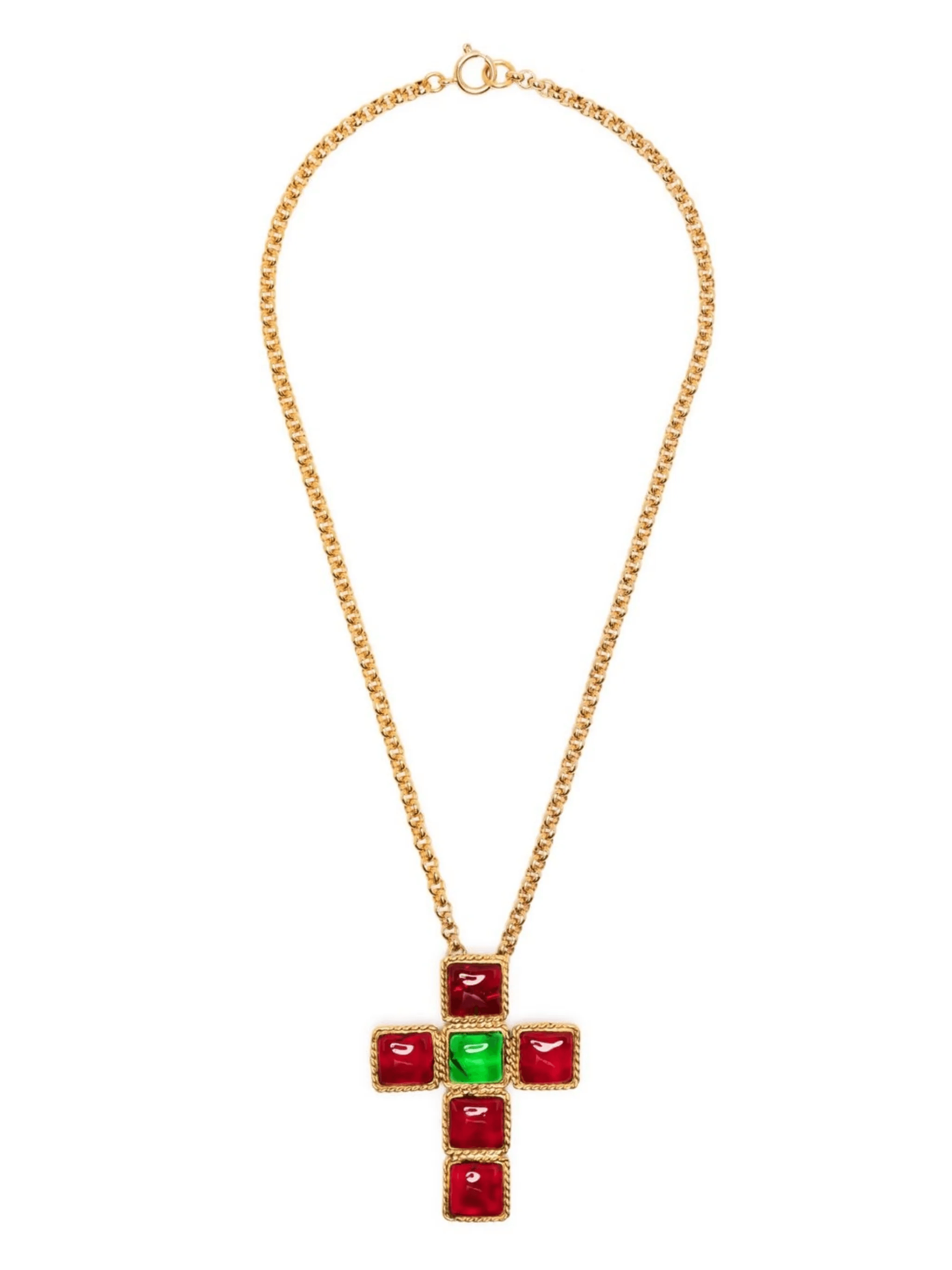 cross pendant chain necklace - Image 1