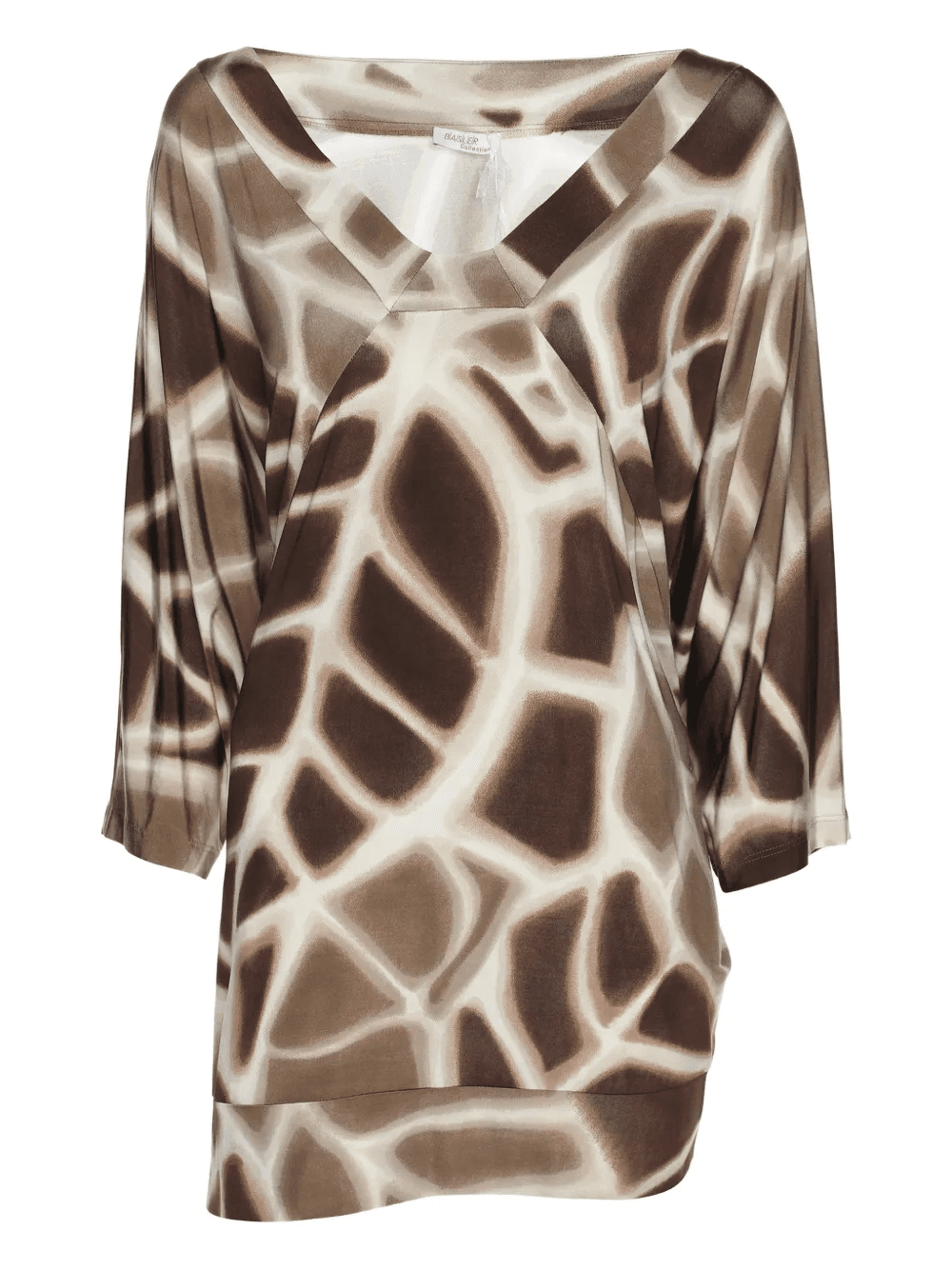 V-neck printed top - Image 1