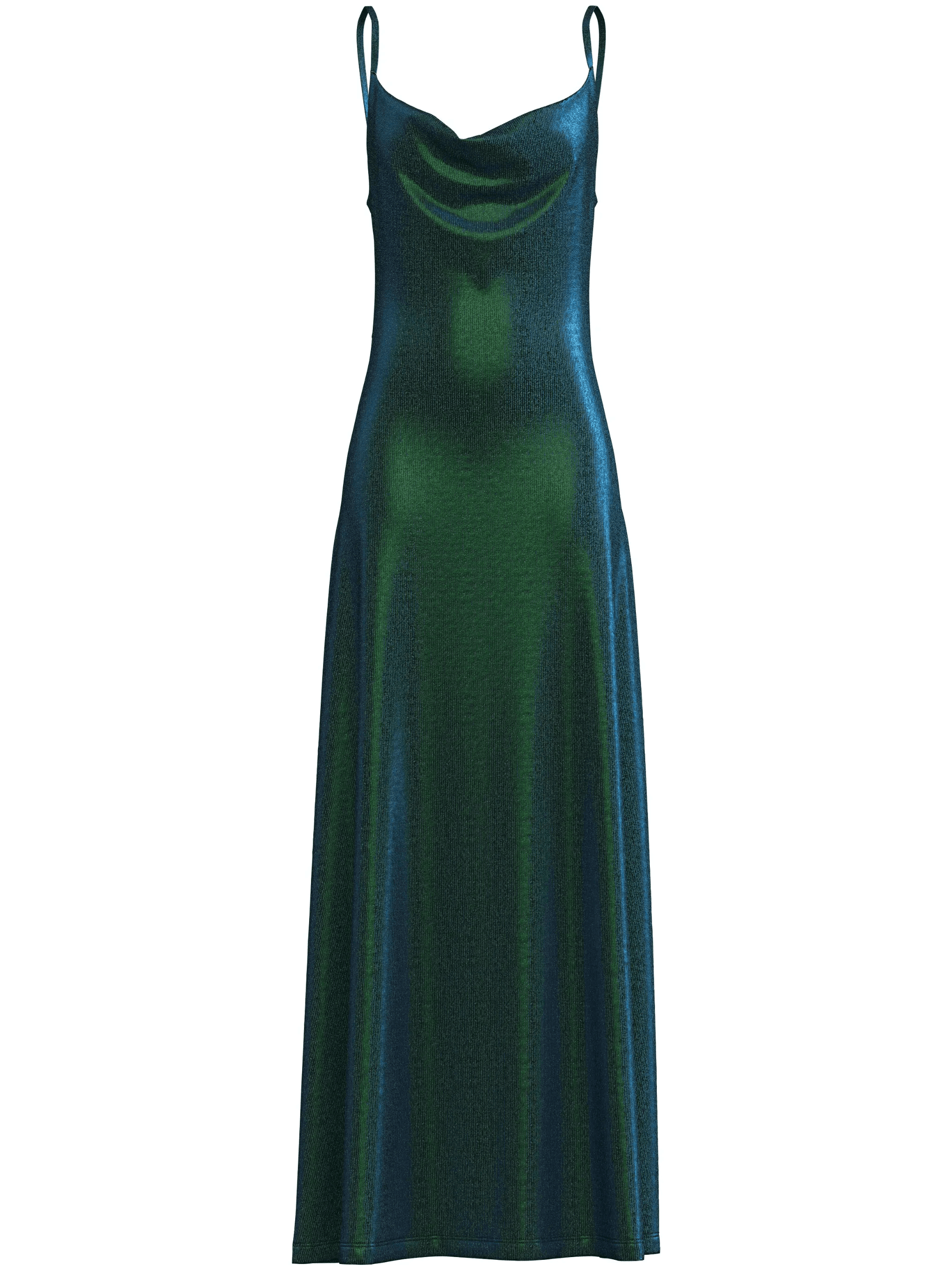 lurex-detail maxi dress - Image 1