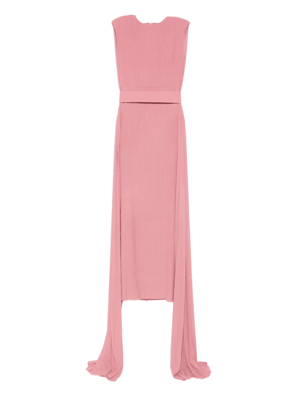 Tavia pleated belted maxi dress - Image 1