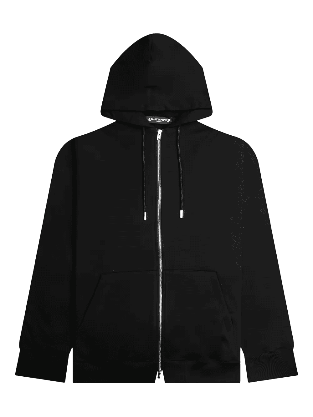 skull-print zip-up hoodie - Image 1