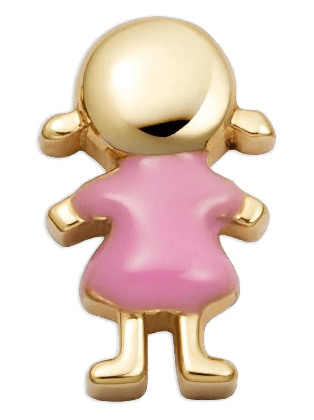 yellow gold girl charm - Image 1