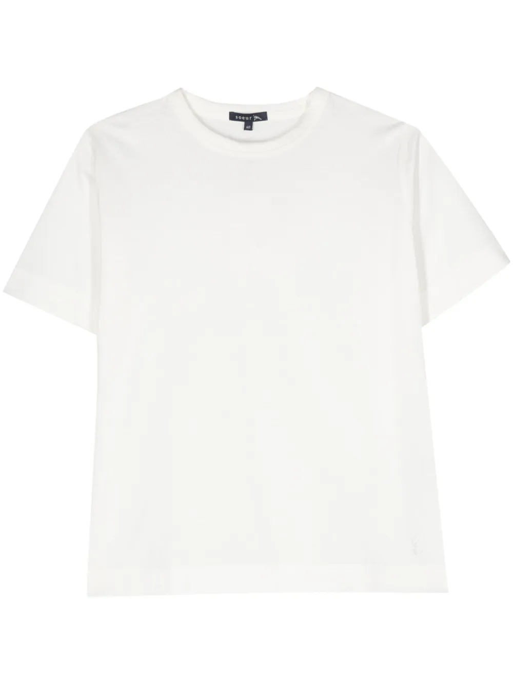 Basic embroidered-logo T-shirt - Image 1