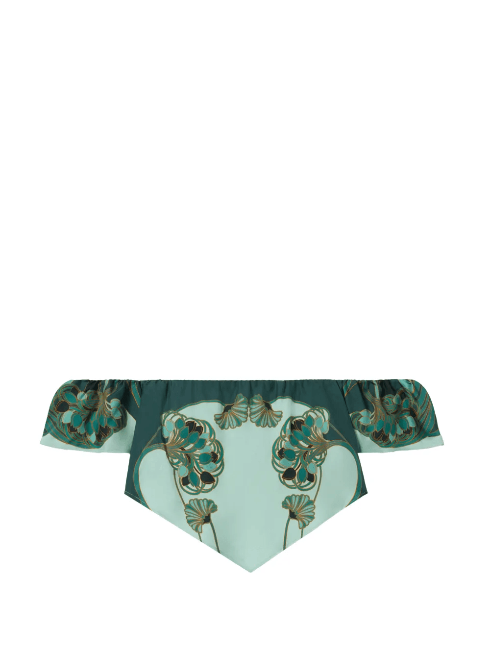 floral off-shoulder top - Image 1