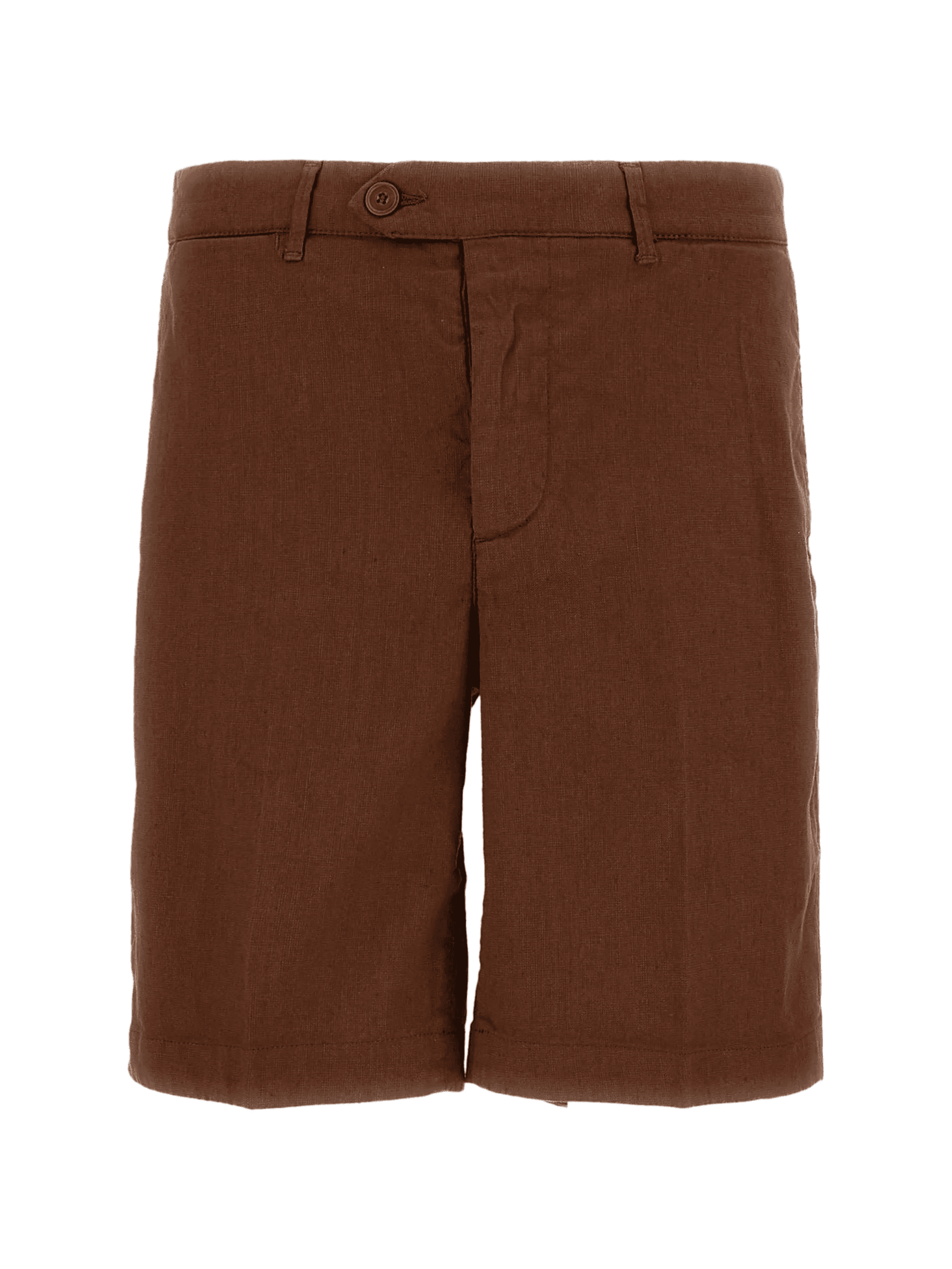 belt-loops linen shorts - Image 1