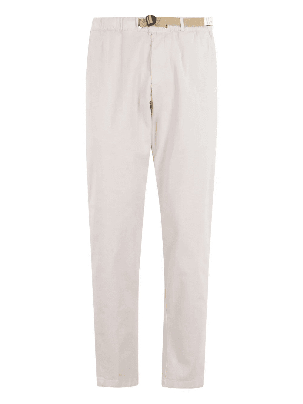 buckle-fastening cotton trousers - Image 1