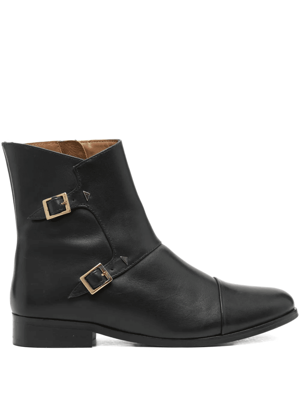 Mr. Thomas double-buckle studded ankle boots - Image 1
