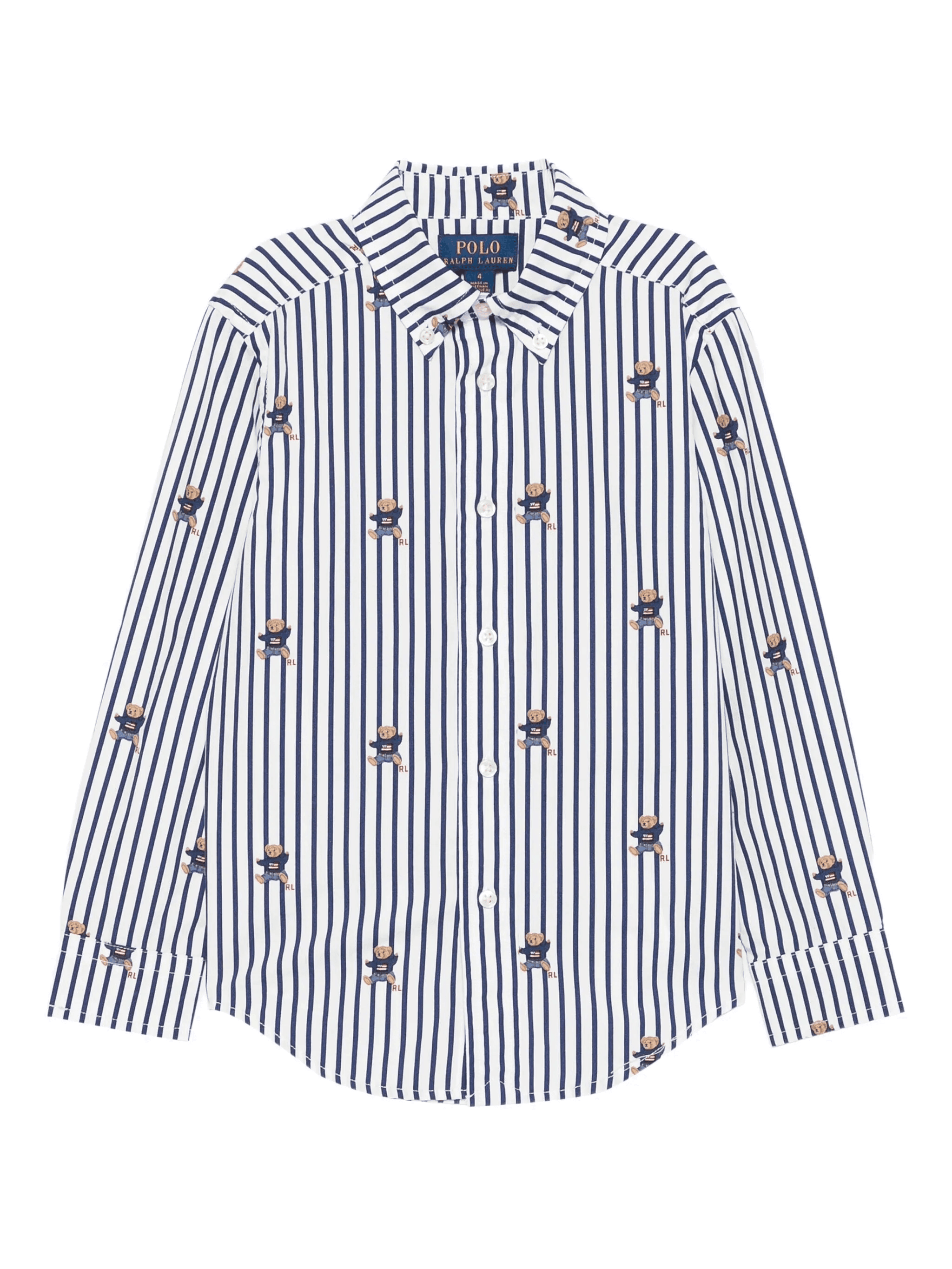 stripe bear shirt - Image 1