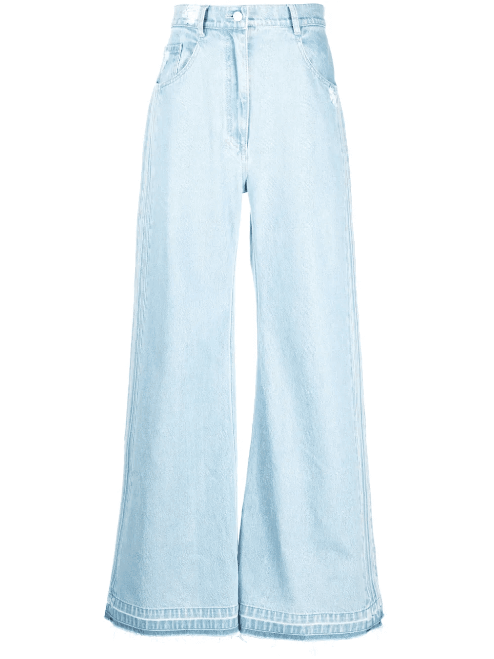Zoe wide-leg cotton jeans - Image 1