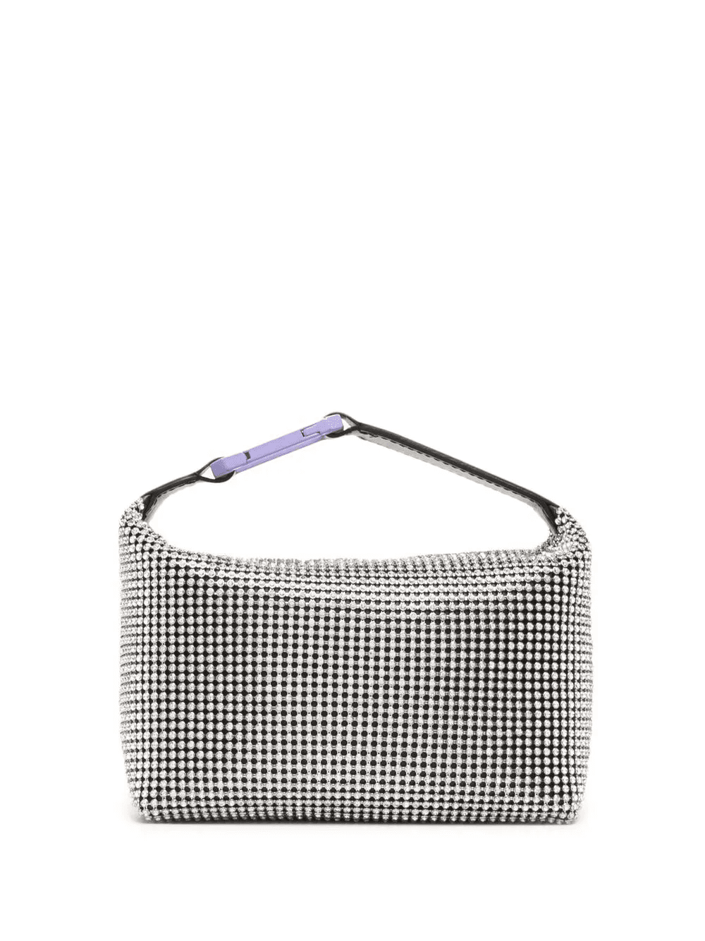 crystal-embellished moon bag - Image 1