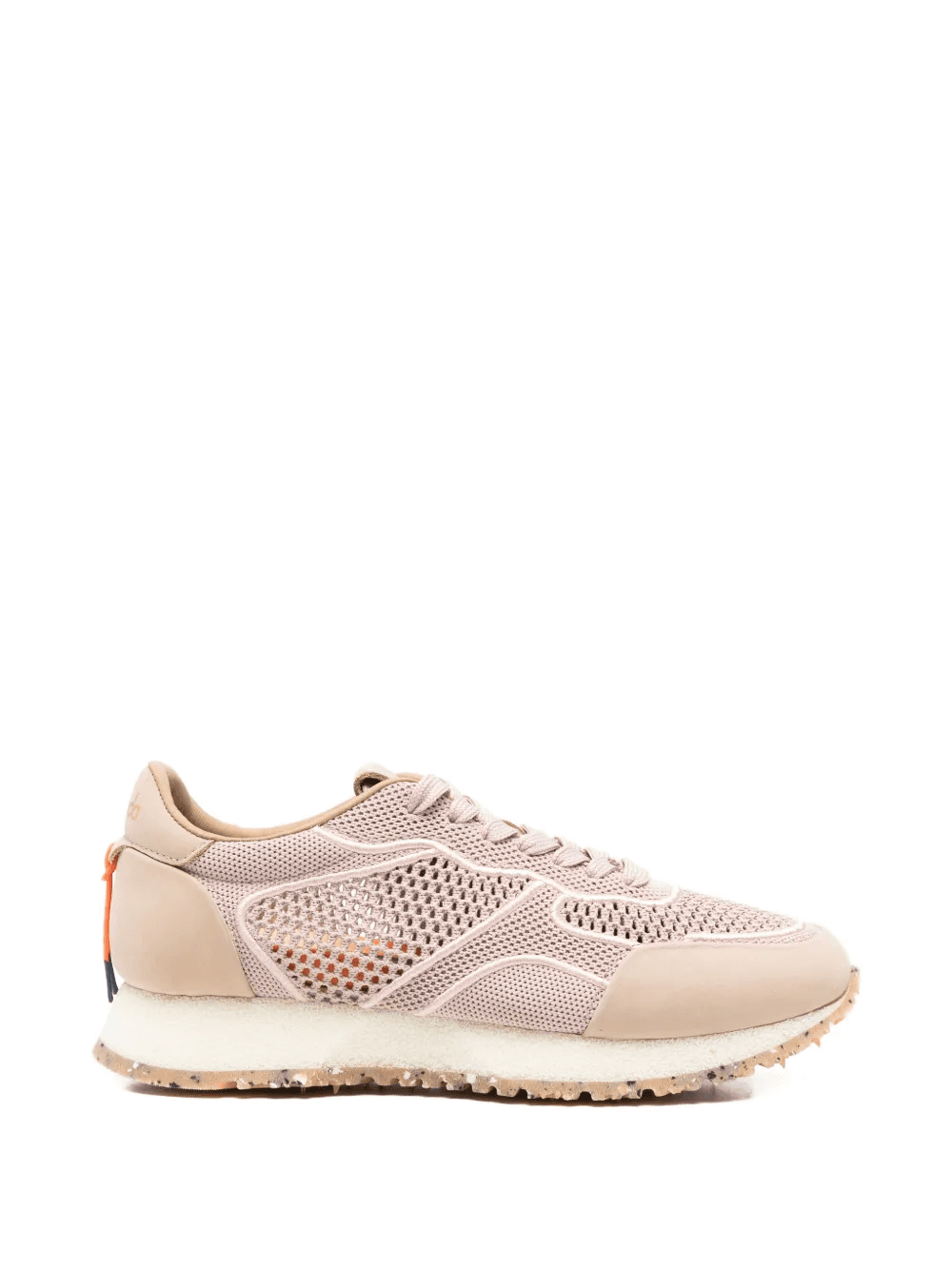 perforated lace-up sneakers - Image 1
