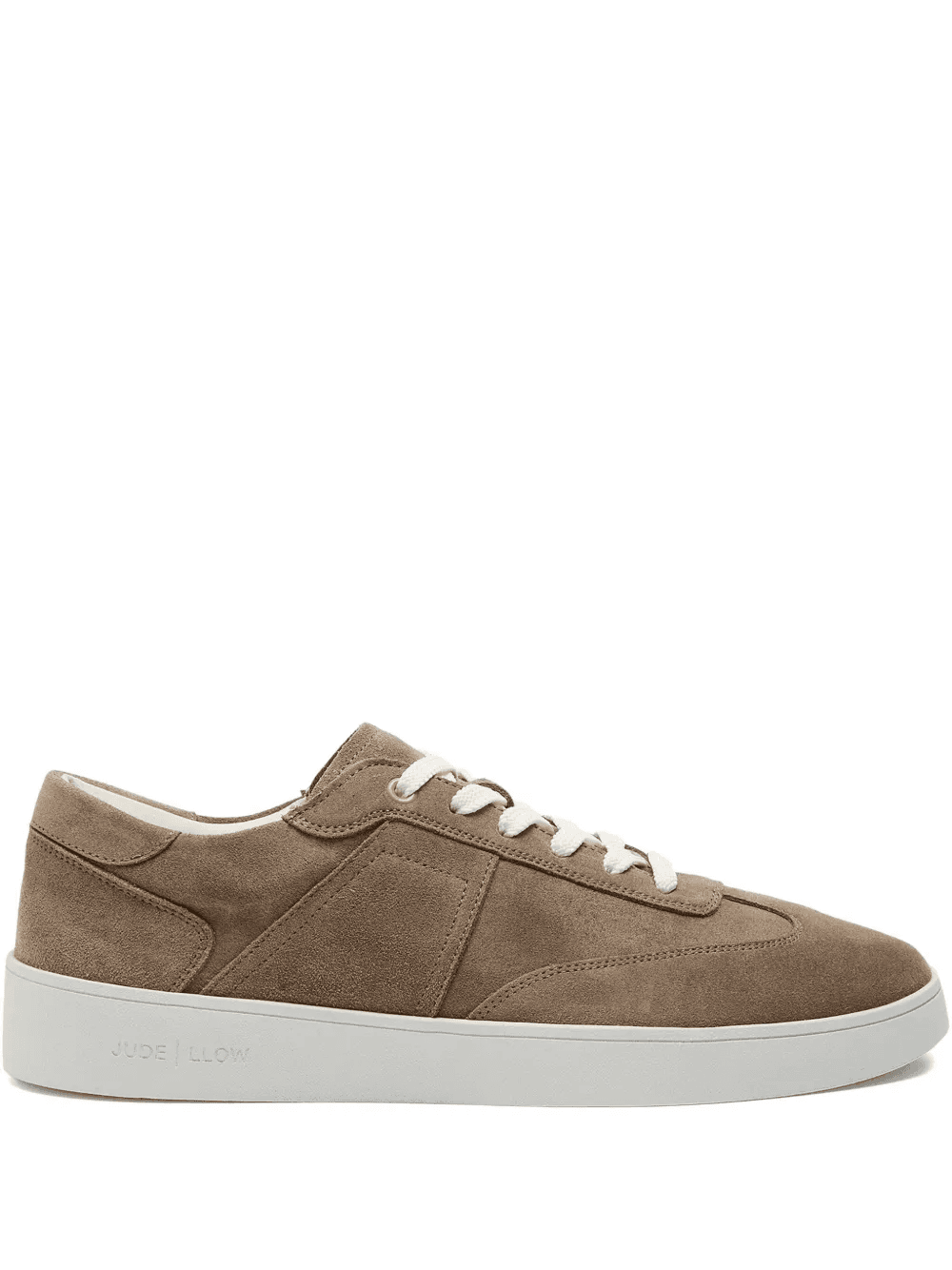 suede-leather low-top sneakers - Image 1